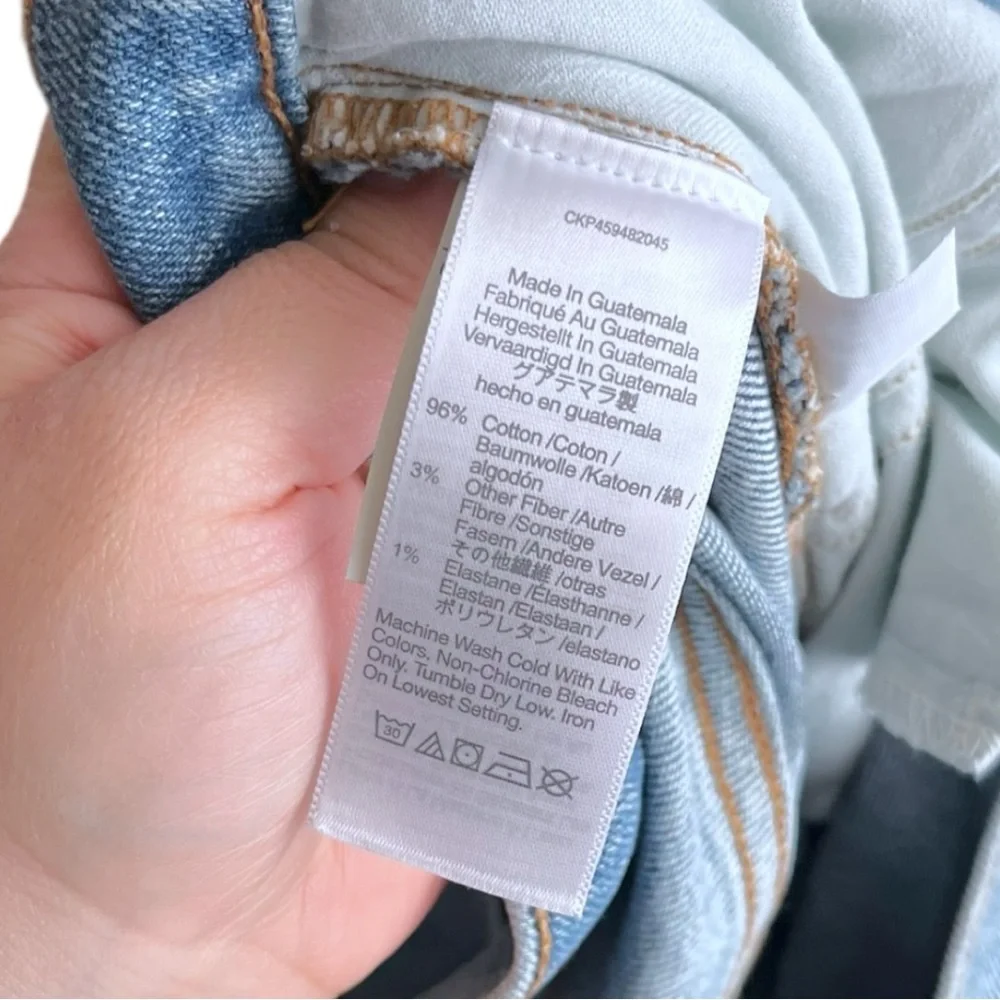 NWT Madewell Roadtripper Boyjean Cadell Wash Ripped Knees Size 31 PETITE NC464
